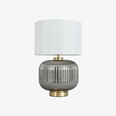Downtown BHS Lyna Table Lamp - Satin Brass