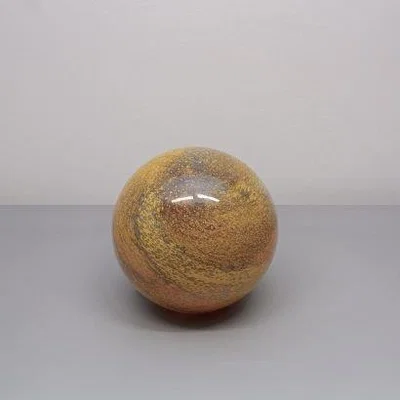 Downtown LGlow Citrine Glass Lamp 18cm