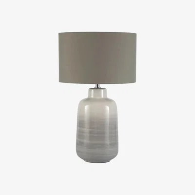 Downtown BHS Cherry Ombre Ceramic Lamp - Grey
