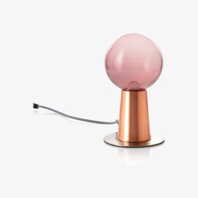 Oliver Bonas Pink Bolla LED Table Lamp