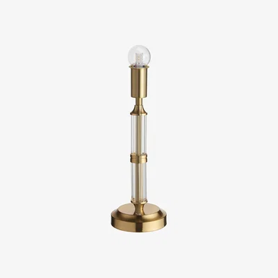 Perch and Parrow Wander Rechargeable Table Base Aged Brass