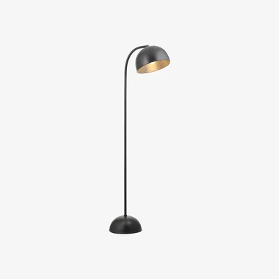 Perch and Parrow Brooklyn Floor Lamp in Matt Black