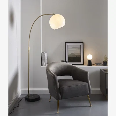 Pagazzi Otto Floor Lamp Antique Brass