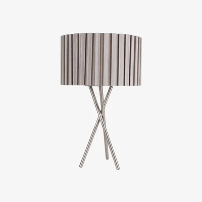 Pagazzi Sabella 43cm Table Lamp Satin Nickel