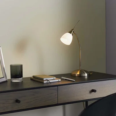 Pagazzi 40cm Touch Desk Table Lamp Antique Brass