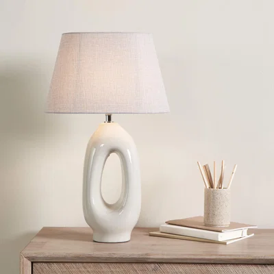 Pagazzi Aoife Cream Ceramic Table Lamp