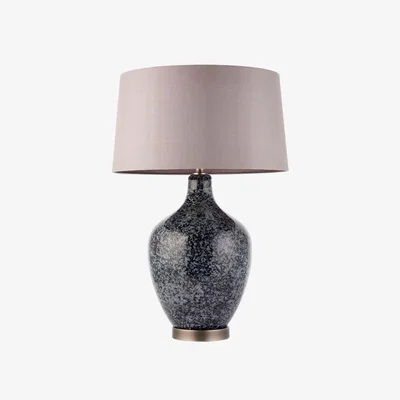 Pagazzi Ilsa Black Glass Table Lamp
