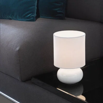 Pagazzi Trondio White Ceramic Table Lamp
