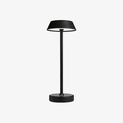 Pagazzi Energize Black LED Rechargeable Desk Table Lamp with Touch Sensor