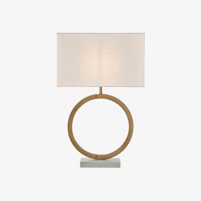 Pagazzi Orbis Ring Metallic Gold Table Lamp