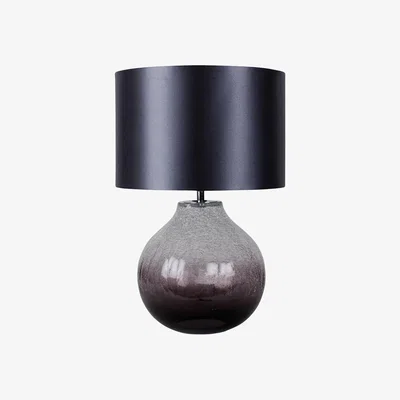 Pagazzi Ibbie 45cm Table Lamp Smoked Glass