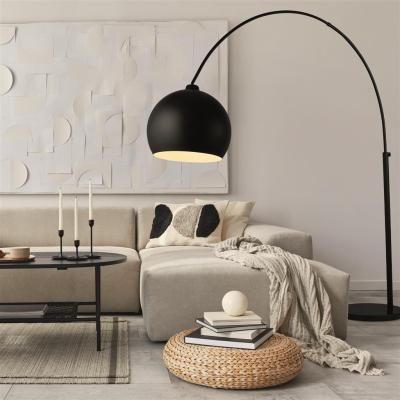 Pagazzi Giant Matte Black Arc Floor Lamp