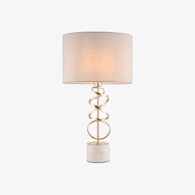 Pagazzi Briar Gold And White Marble Table Lamp