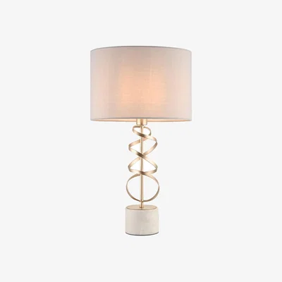 Pagazzi Briar Gold And White Marble Table Lamp