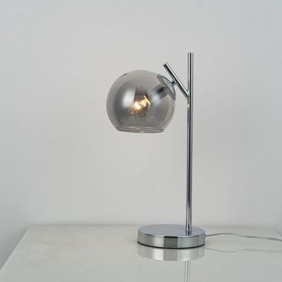 Pagazzi Nia Chrome Smoke Table Lamp