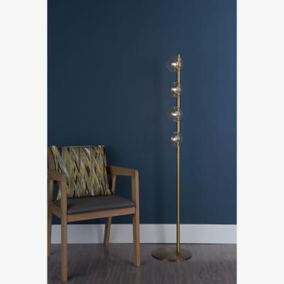 Pagazzi Ophelia 4-Light Warm Brass Floor Lamp
