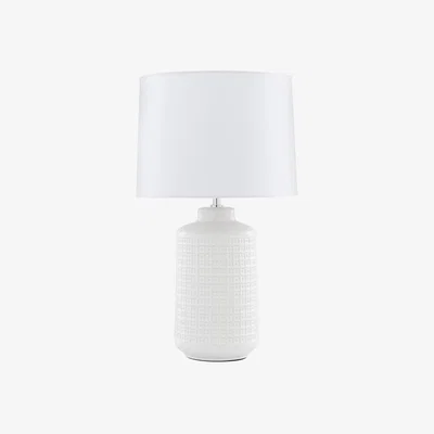 Pagazzi Ebbie White Ceramic Table Lamp