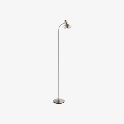 Pagazzi Amalfi Satin Nickel Task Floor Lamp