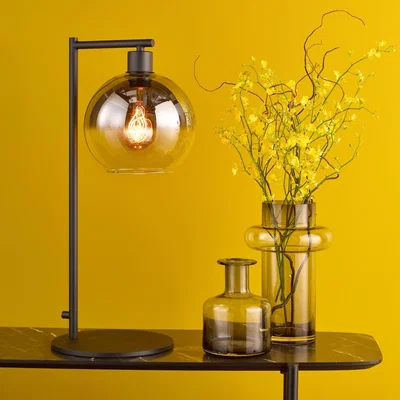 Pagazzi Lycia Black & Ombre Glass Table Lamp