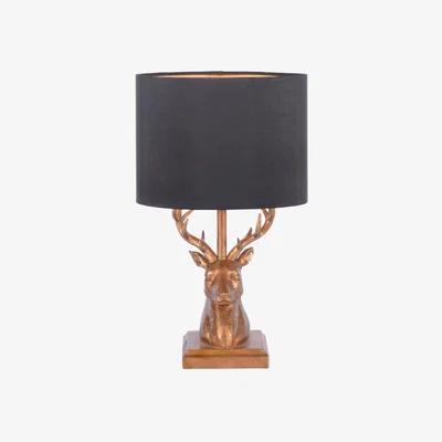 Pagazzi Lachlan Gold & Black Table Lamp