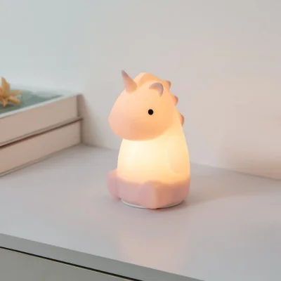 Pagazzi Castellino Pink Unicorn Table Light