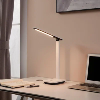 Pagazzi Iniesta Rechargeable White Touch Desk Table Lamp