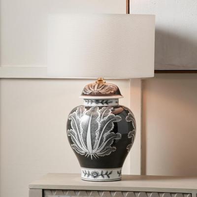 Pagazzi Asteria Black and White Table Lamp