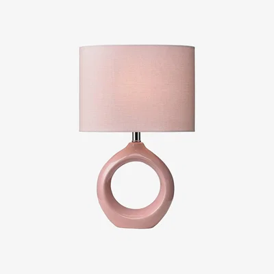 Pagazzi Isla Pink Ceramic Table Lamp
