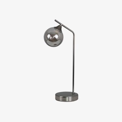 Pagazzi Carney Gun Metal Smoked 40cm Table Lamp