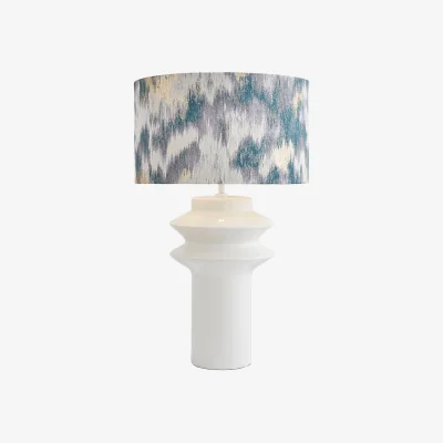 Pagazzi Imara White Shaded Table Lamp