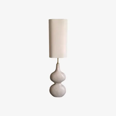 Pagazzi Stephanie Beige Resin Floor Lamp