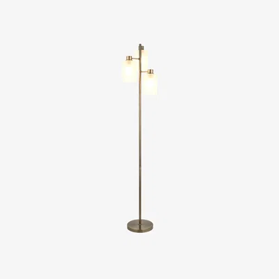Pagazzi Kingsholm Antique Brass Floor Lamp