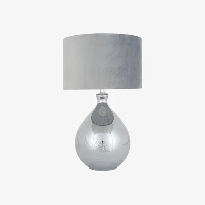 Pagazzi Cairo Grey Glass Table Lamp