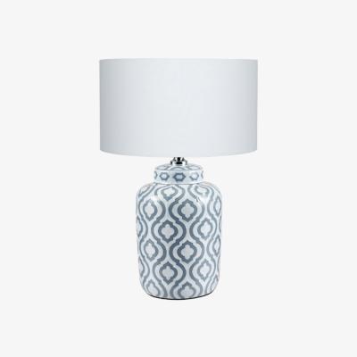 Pagazzi Celia Grey & White Table Lamp