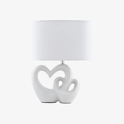 Pagazzi Link White Ceramic Table Lamp
