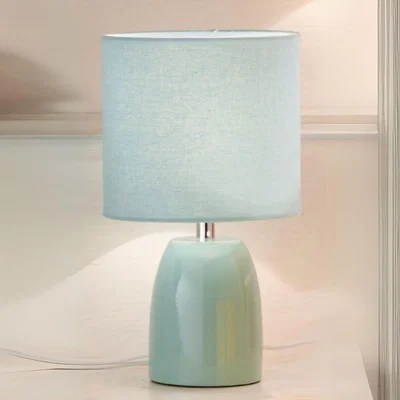 Pagazzi Opal Aqua Blue Ceramic Table Lamp