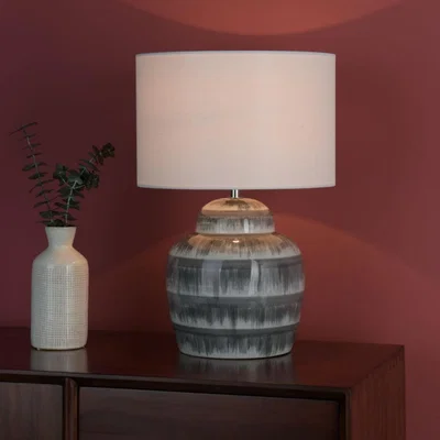 Pagazzi Brenna Grey Table Lamp