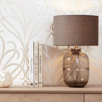 Pagazzi Oracle Grey Glass Table Lamp