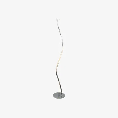Pagazzi Hyde Chrome And Crystal LED Floor Lamp