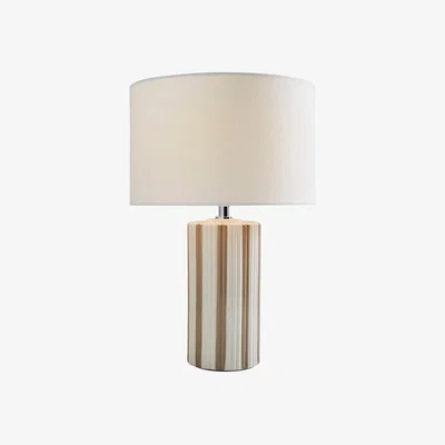 Pagazzi Lewis Taupe & Off White Ceramic Table Lamp