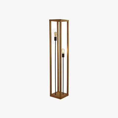 Pagazzi Wooden Square Floor Lamp