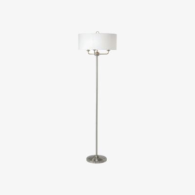 Pagazzi Grantham 3-Light Satin Nickel Floor Lamp