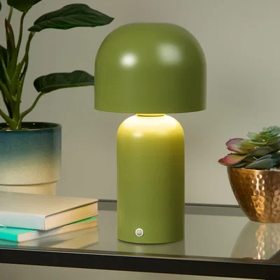 Pagazzi Tina Olive Green LED Rechargeable Touch Table Lamp
