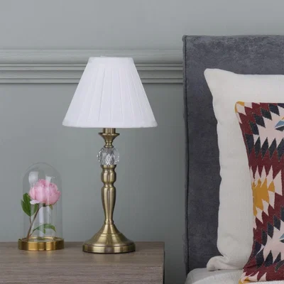 Pagazzi Beau Antique Brass Touch Table Lamp