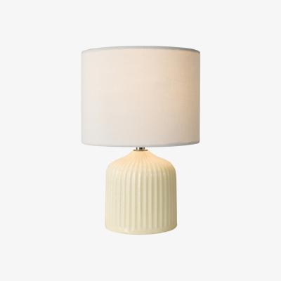 Pagazzi Gigi Twin Pack Ceramic Cream Table Lamps