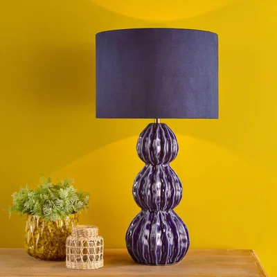 Pagazzi Lorelai Blue Ceramic Table Lamp