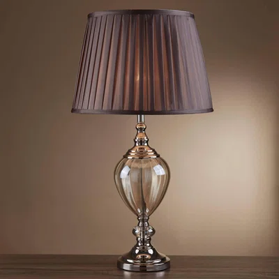 Pagazzi Greyson 68cm Amber Glass Table Lamp
