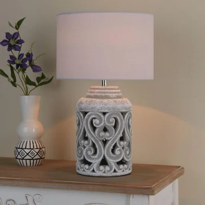Pagazzi Blythe Grey Table Lamp