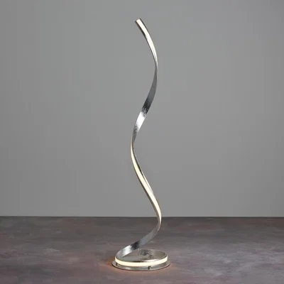 Pagazzi Aria LED Silver Leaf Floor Lamp