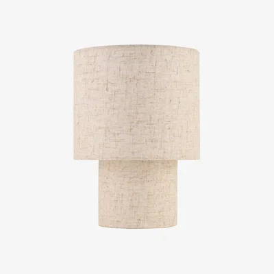 Pagazzi Buxton Natural Faux Linen Table Lamp